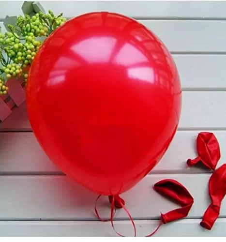 - 10 inch ( Pack of 200 ) Red Metallic Balloons for Brthday Decoration Decoration for Weddings Engagement Small Shower 1st Brthday Anniversary Party Bachelors Party Office Party Diwali, 4 image