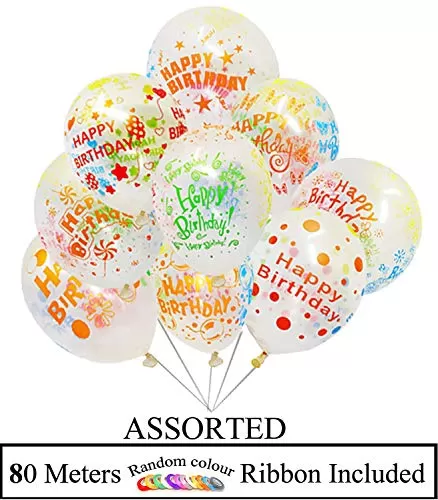 Printed Balloons for Brthdays (Pack of 200), 2 image