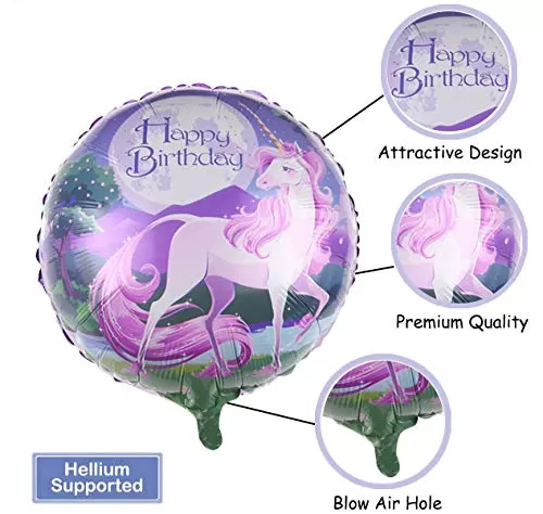 (Pack of 2) Happy Brthday Foil Balloons Happy Brthday Balloons for Decorations Brthday Decoration Items Balloons for Brthday Party Decoration - Multi, 4 image