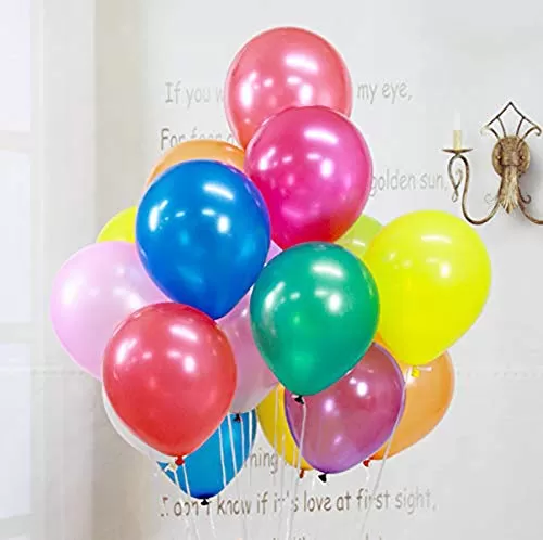 (Pack of 72) Happy Brthday Letter Foil Balloons Set Decoration Combo Brthday Balloons for Decoration - Multi, 3 image