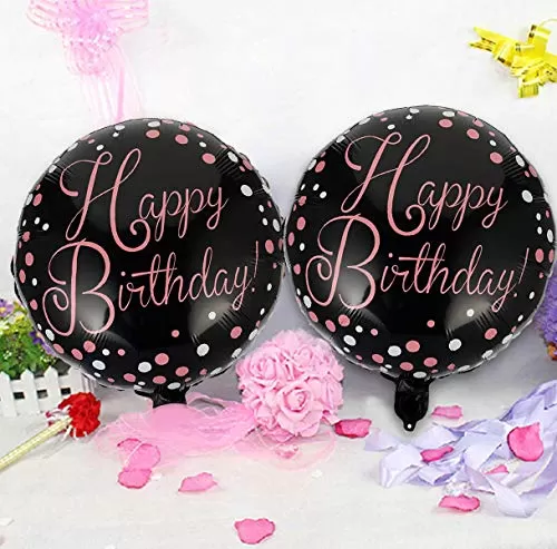 (Pack of 2) Happy Brthday Foil Balloons Happy Brthday Balloons for Decorations Brthday Decoration Items Balloons for Brthday Party Decoration Items - Multi, 3 image