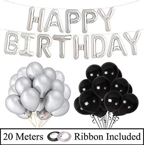 Happy Brthday Letter Foil Balloons Decoration, 2 image