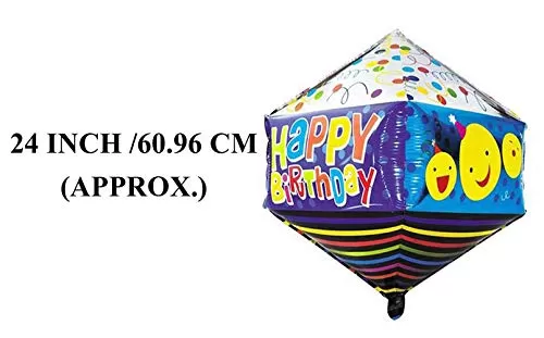 Happy Brthday Foil Balloons with Matching Tassel / Happy Brthday Set / Brthday Decoration Items Combo, 5 image