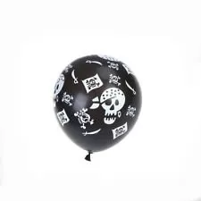 Halloween Standard Round Party Horror Theme Halloween Balloons Pack of 50 PCs +1 Air Pump, 4 image
