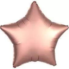 Products Star Foil Balloons Rose Gold Set of 5 Pcs (Size - 18 inches), 3 image