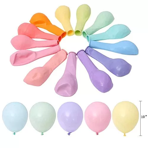 Products Pastel Colored Balloons Pastel Happy Brthday Party Decorations Pastel Small Shower Decorations Pastel Brthday Balloons Pastel Multi Color Pack of 25, 2 image