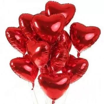 " Marry Me" Letter Balloons with 5 pcs hert Shaped foil Balloons forValentine's Day Proposal . ("Marry Me" Proposal Letter Balloons), 3 image