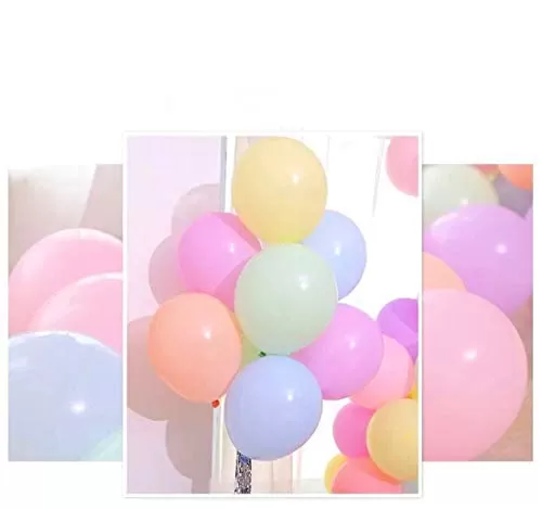 Products Pastel Colored Balloons Pastel Happy Brthday Party Decorations Pastel Small Shower Decorations Pastel Brthday Balloons Pastel Multi Color Pack of 25, 3 image
