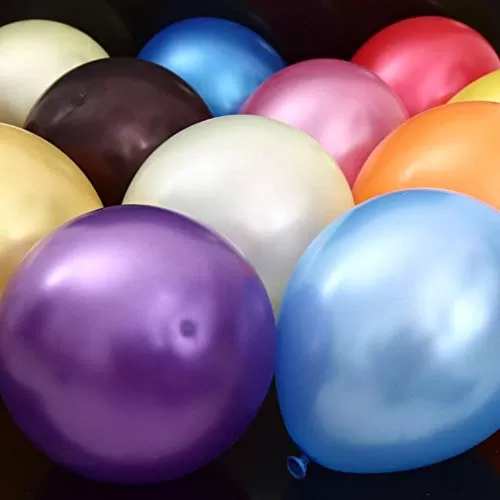 Pack of 1000 Metallic Balloons for Brthday Decoration (Multicolor), 4 image