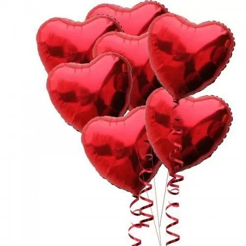 10 pcs 18inch Red hert Balloons hert Shaped Balloons foil Love Balloons for Wedding Decoration Party Balloons Brthday, 2 image