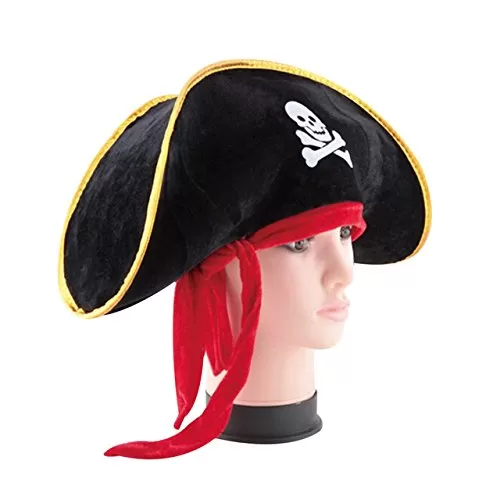 Halloween Theme Party Pirates Theme Party Pirates Hat Pirates MaskPirates Halloween Balloons Scary Horrors Them Party Props Brthday Theme Party Props Party Supply Item (ONLY 20 Halloween Balloons+ 6 Hats), 6 image