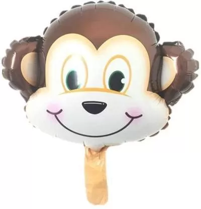 5 pcs Jungle Theme Animal foil Balloon with Stick Theme Party Supplies (Jungle Theme Animal Balloon), 2 image