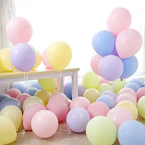 Products Pastel Colored Balloons Pastel Happy Brthday Party Decorations Pastel Small Shower Decorations Pastel Brthday Balloons Pastel Multi Color Pack of 25, 4 image