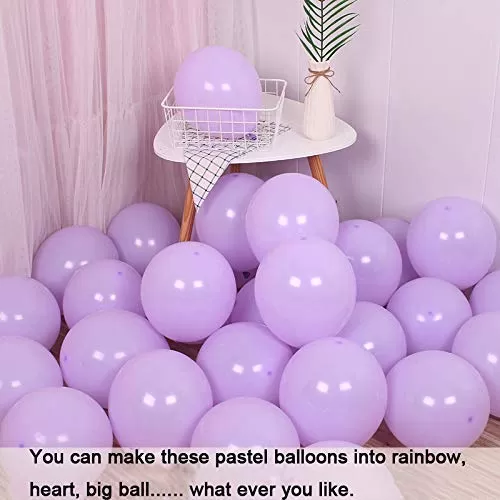 Products Pastel Colored Balloons Pastel Happy Brthday Party Decorations Pastel Small Shower Decorations Pastel Brthday Balloons Pastel Purple Color Pack of 50, 2 image