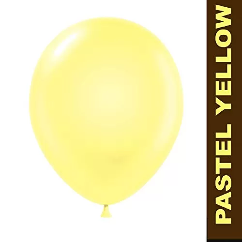Products Pastel Colored Balloons Pastel Happy Brthday Party Decorations Pastel Small Shower Decorations Pastel Brthday Balloons Pastel Yellow Color Pack of 30, 2 image