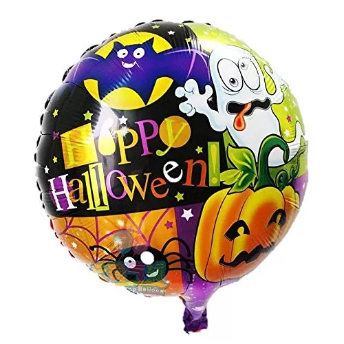 BP Happy Halloween Foil Balloon Spooky Party Supply (Set of 4), 2 image