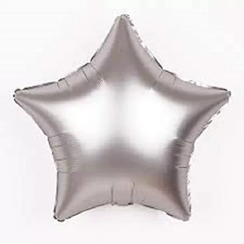Products Star Foil Balloons Silver Set of 5 Pcs (Size - 10 inches), 2 image
