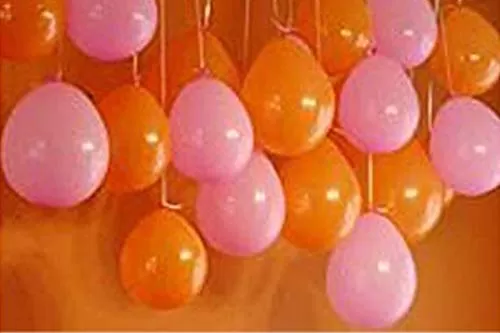 Products HD Metallic Finish Balloons for Brthday / Anniversary Party Decoration ( Pink Orange White ) Pack of 60, 3 image