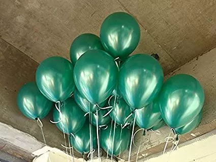 Products Green Metallic Chrome Balloons for Brthdays Anniversaries Weddings Functions and Party Occassions (Pack of 5 ), 2 image