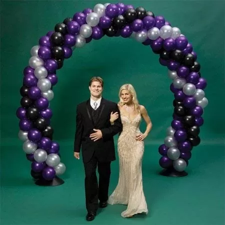Products HD Metallic Finish Balloons for Brthday / Anniversary Party Decoration ( Black Purple Silver ) Pack of 60, 2 image