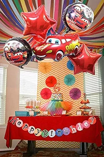 Products Party Decoration Cars Theme Foil Balloon Set of 5 pcs, 3 image