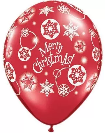 Products "Merry Christmas" Printed Balloons for Christmas Party Decoration (Pack of 100), 3 image