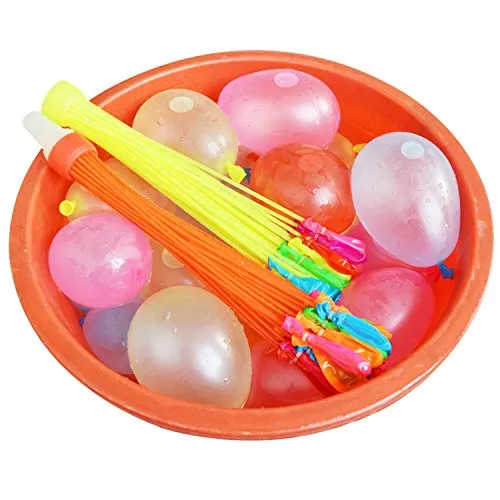 Products Automatic Fill and Tie Magic Water Balloons for Holi - Multicolour (Pack of 37 Balloons), 4 image