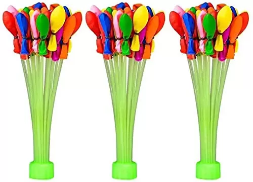Products Automatic Fill and Tie Magic Water Balloons for Holi - Multicolour (Pack of 111 Balloons), 4 image