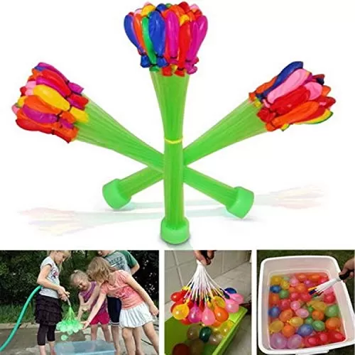 Products Automatic Fill and Tie Magic Water Balloons for Holi - Multicolour (Pack of 111 Balloons), 6 image