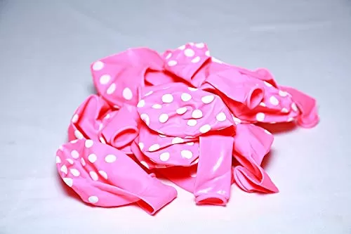 Products Polka Dot Finish Balloons for Brthday / Anniversary / Wedding Party Decoration (Light Pink) Pack of 150, 5 image