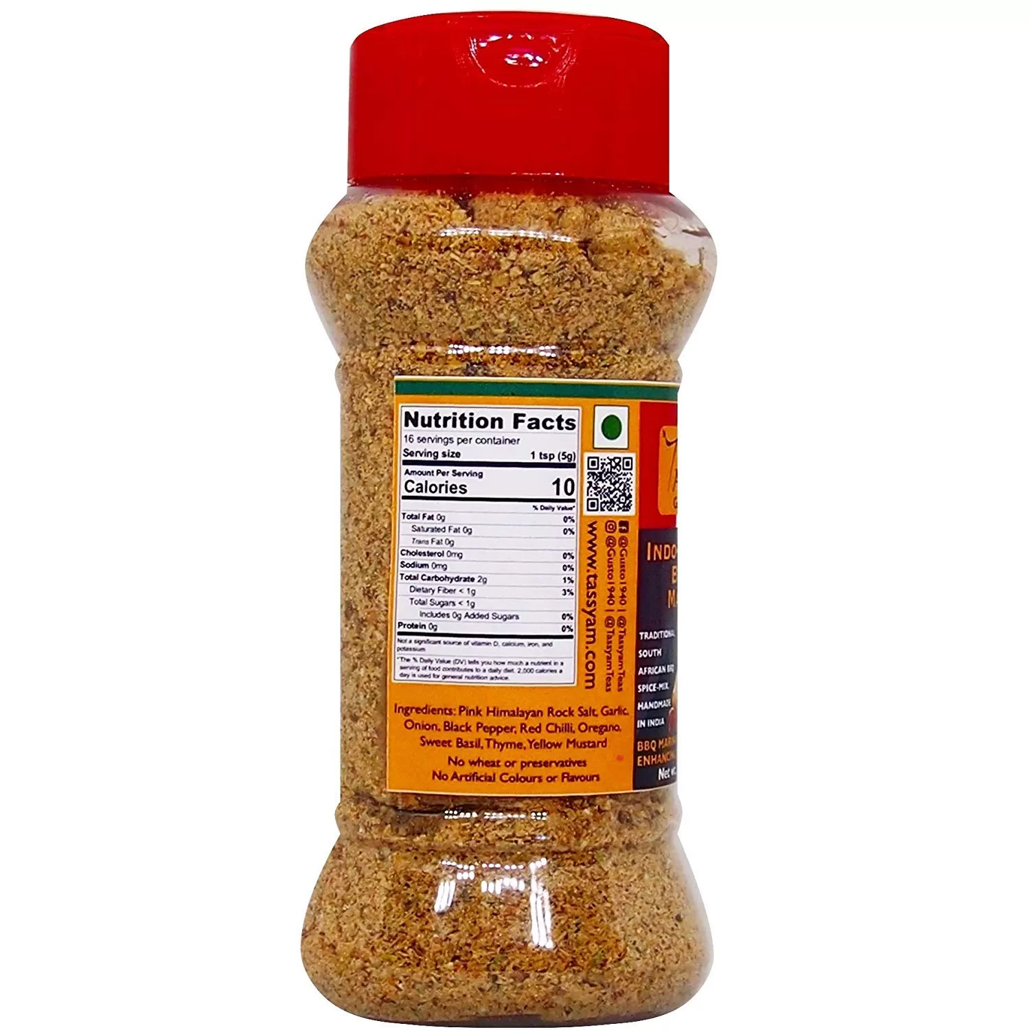 BRAAI Indo African Seasoning 80g (2.82 oz)g | Dispenser Bottle by Tassyam, 3 image