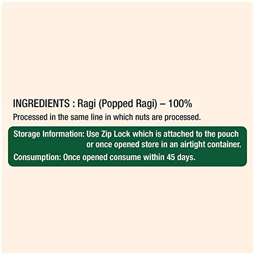 Ragi Huri Hittu (800g 400gx2) Ragi Malt Health Mix Just Add Milk. Finger Millet Mix Powder, 4 image