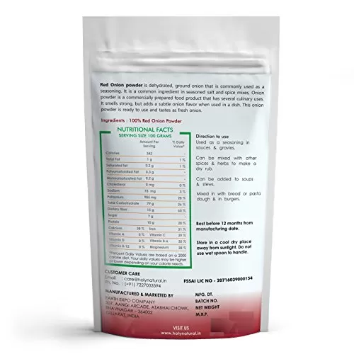 Red Onion Powder (Dehydrated) - 100 Gm, 2 image
