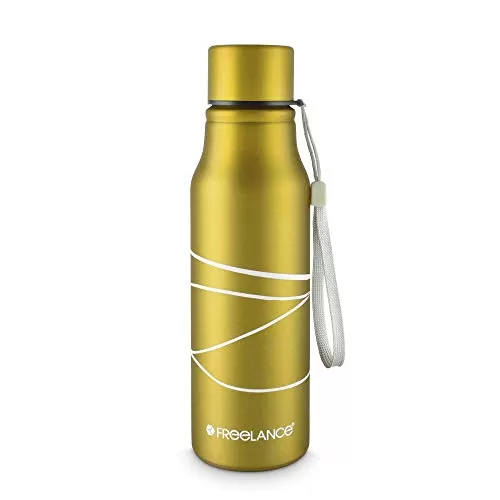 Freelance Aero Non Vacuum Stainless Steel Flask Water Beverage Travel Bottle 750 ml  Yellow