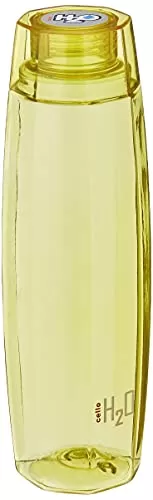 Cello Octa Premium Edition Safe Plastic Water Bottle 1 Litre Set of 4 Yellow