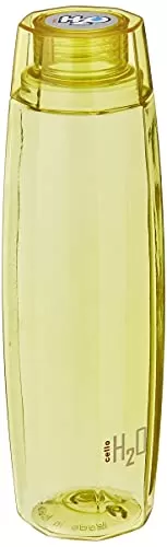 Cello Octa Premium Edition Safe Plastic Water Bottle 1 Litre Set of 3 Yellow