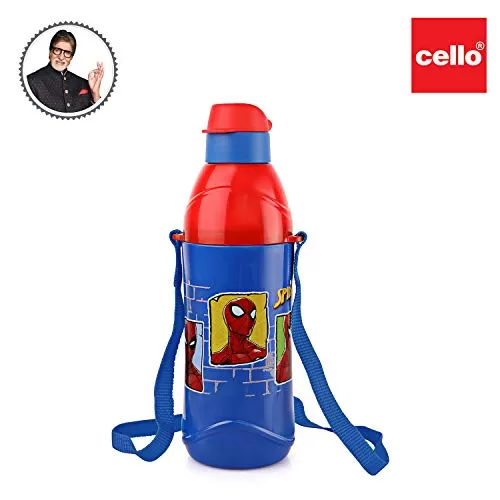 Cello Puro Kids Steel Inner 600ml Water Bottle for Kids BlueSet of 1, 3 image