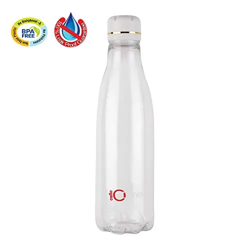 Cello Ozone Plastic Water Bottle 1000ml Set of 3 Clear, 10 image