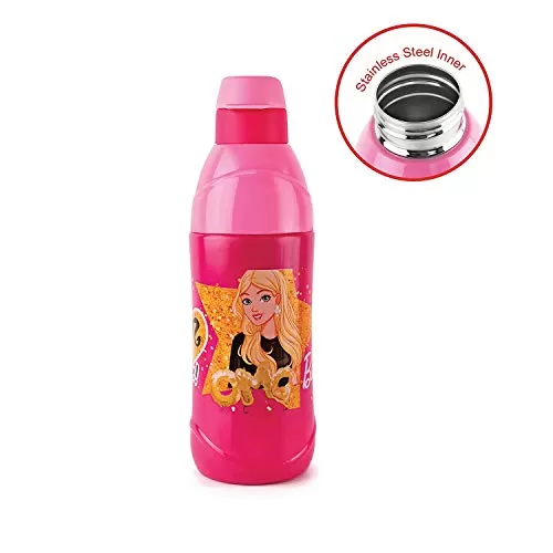 Cello Kid's Stainless Steel Puro Zee Insulated 'Water Bottle Pink 600 ml, 2 image