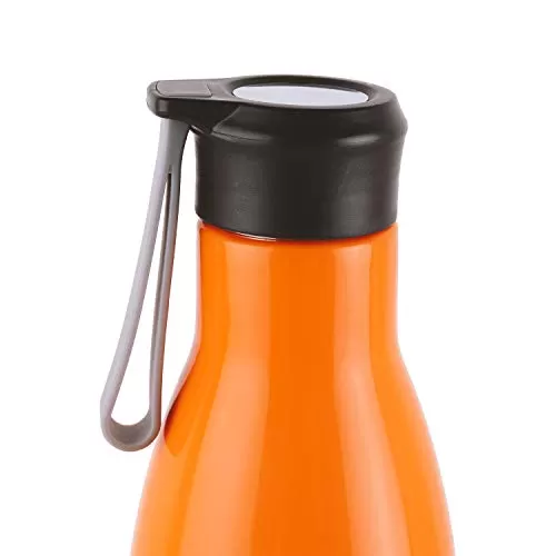 Cello Puro Steel-X Rover Water Bottle with Inner Steel and Outer Plastic 1pc 600ml Orange, 10 image