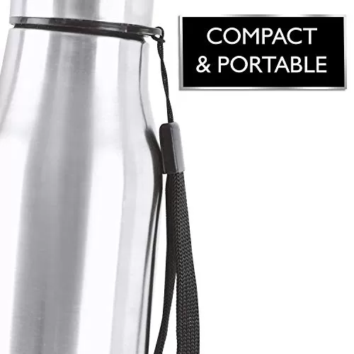 Cello CLO_SS_GLDI_1L_ST2 Stainless Steel Water Bottle 700ml 1 Pc Silver, 6 image