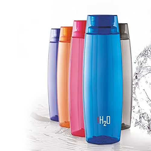 Cello H2O Octa 1 Litre Water Bottle Set of 3 Green, 8 image