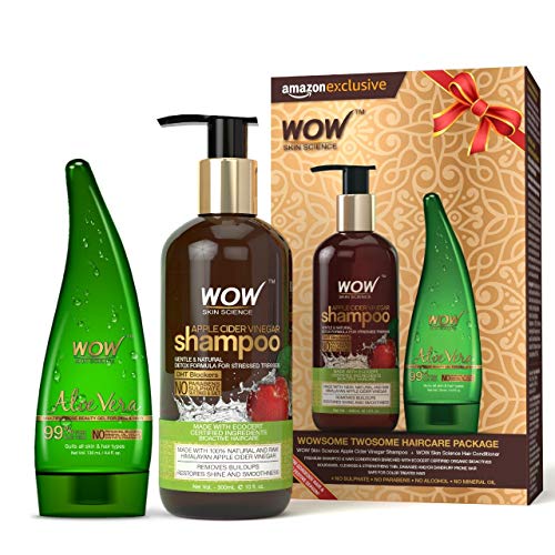 WOW 10 in1 Miracle No Parabens & Mineral Oil Hair Oil 200mL And WOW Apple  Cider Vinegar No Parabens & Sulphate Shampoo 300mL - the best price and  delivery | Globally