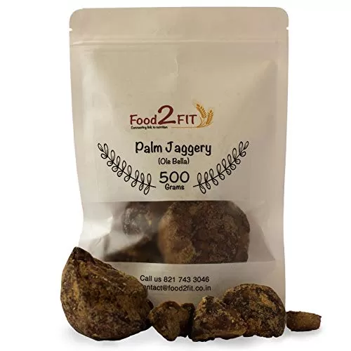 Palm Jaggery - 100 % Natural 500 gms (17.63 OZ) By Food2FIT