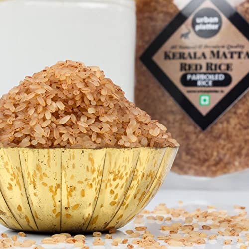 Kerala Red Matta Rice , 1 KG (35.27 OZ) [Rosematta Rice Palakkadan Matta Rice Kerala Red Rice Red Parboiled Rice], 4 image