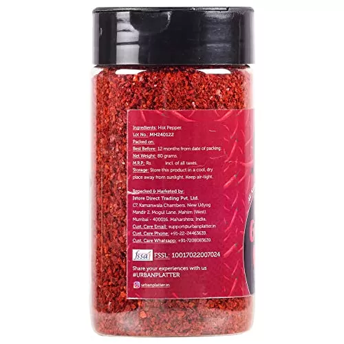 Korean Gochugaru Hot Pepper Powder Shaker Jar , 80 Gm (2.82 OZ) [Red Pepper Powder for Kimchi and Other Korean Dishes], 2 image