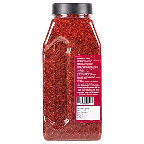 Urban Platter Korean Gochugaru Hot Pepper Powder 400g [Made traditionally from Sun Dried Chilli Peppers Smoky & Spicy Red Pepper Powder for Kimchi and Other Korean Dishes], 4 image