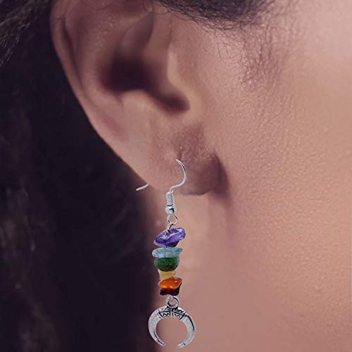 SATYAMANI Natural Multi Stone Chip Kada Earing Color- Multi Color for Wen & Girls (Pack of 1 Pc.), 3 image