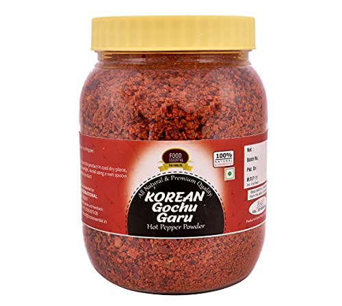 Food Essential Korean Gochugaru Hot Pepper Powder [Red Pepper Powder for Kimchi and Other Korean Dishes] 100 gm.