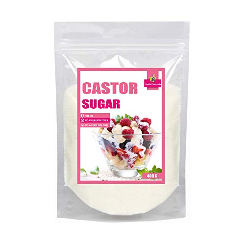 Jioo Organics Castor Sugar | White Sugar for Baking | Desserts 400g